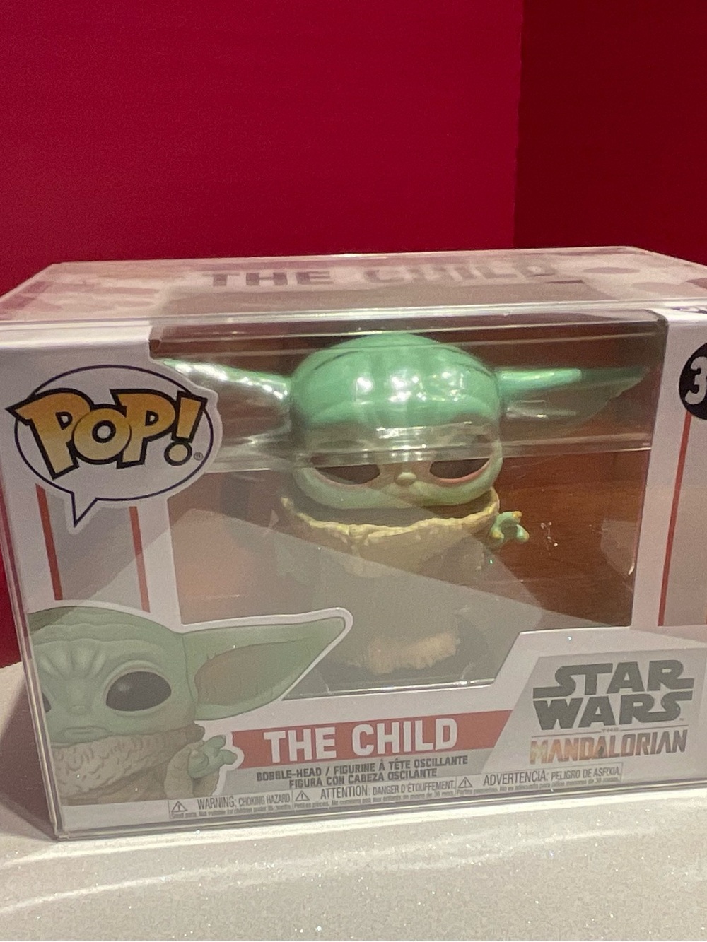 Funko Pop! The Child Grogu Figure - Green & Tan